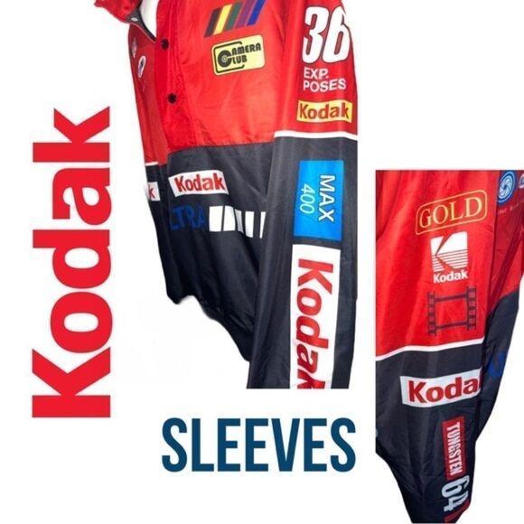 Retro Kodak Racing Jacket - Size Small - Picture 3 of 3